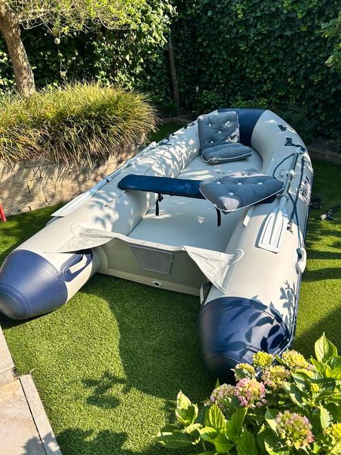 Talamex rubberboot + 6 PK (4-takt) Tohatsu buitenboordmotor, Watersport en Boten, Rubberboten, Zo goed als nieuw, Overige merken
