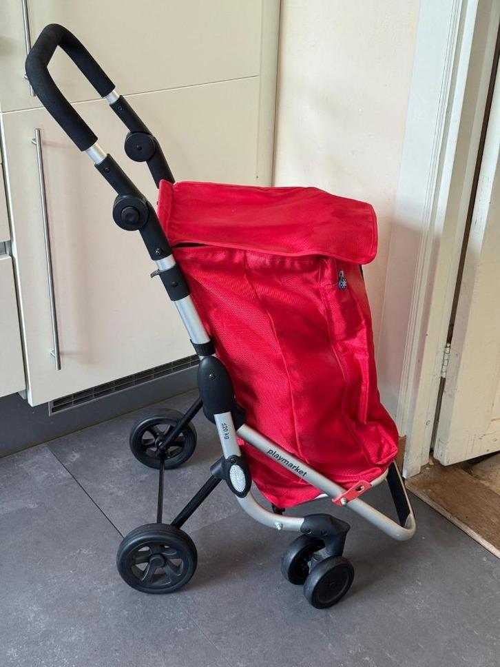 Boodschappenkar: Playmarket Go Up Premium trolley - ROOD, Sieraden, Tassen en Uiterlijk, Tassen | Reistassen en Weekendtassen