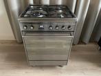 Smeg gasfornuis electrische heteluchtoven 60 cm RVS, Ophalen, 60 cm of meer, 4 kookzones, Zo goed als nieuw