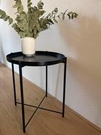 IKEA Bijzettafel - Strak Design, Huis en Inrichting, Tafels | Bijzettafels, Minder dan 55 cm, Metaal of Aluminium, Rond, Zo goed als nieuw