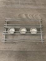 RVS rechaud / warmhoudplaat: 28 x 18 x 5,5 cm, Ophalen of Verzenden, Zo goed als nieuw