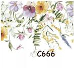 Servetten decoupage/bullet journal * bloemen C666, Verzenden, Nieuw, Materiaal