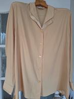 Zachtgele vintage damesblouse maat 44, Maat 42/44 (L), Ophalen of Verzenden, Gedragen, Geel