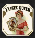 yankee Queen    etiket, Verzamelen, Rookartikelen, Aanstekers en Luciferdoosjes, Sigarenbandjes, Gebruikt, Ophalen of Verzenden