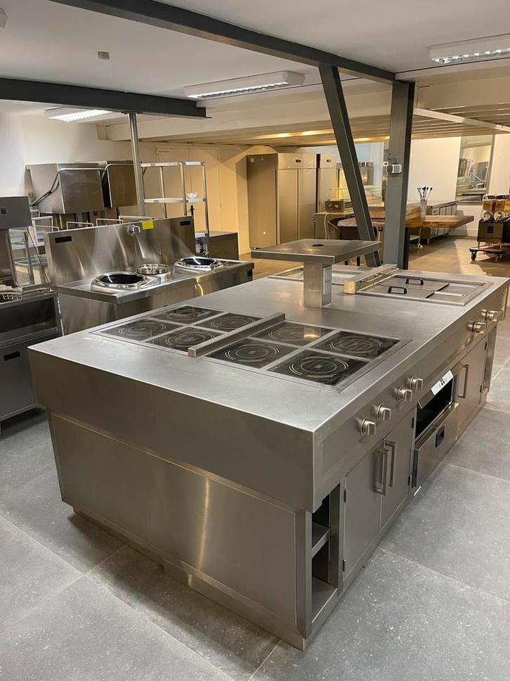 Kookeiland, volledig electrisch. Inductie pitten, etc., Zakelijke goederen, Horeca | Keukenapparatuur, Ophalen of Verzenden