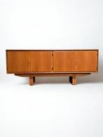 Vintage Midcentury Minimalistisch Dressoir Sideboard, Ophalen of Verzenden, Zo goed als nieuw, 25 tot 50 cm, Eikenhout