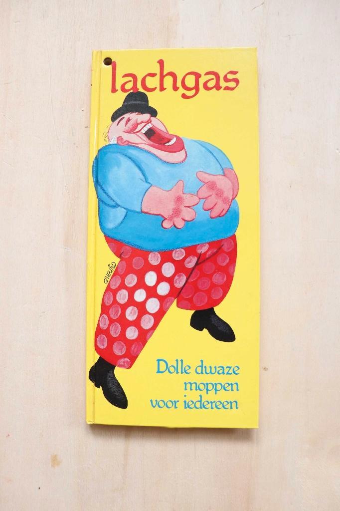 Toiletboek Lachgas van Will Berg  Jaar: 1987, Boeken, Humor, Gelezen, Moppen, Ophalen of Verzenden