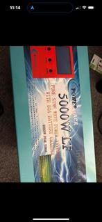 Omvormer +oplader 5000 watt 12 v, Ophalen of Verzenden