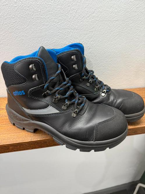 Atlas werkschoen met verstevigde neus. Mt.42., Kleding | Heren, Schoenen, Zo goed als nieuw, Werkschoenen, Zwart, Ophalen of Verzenden