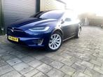 Tesla Model X 2017 Blauw, Auto's, Tesla, Automaat, Model X, Zwart, Origineel Nederlands