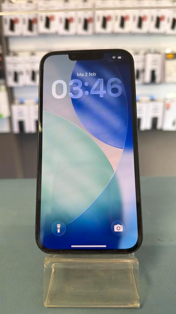 iPhone 14 Zwart 128GB (48), Telecommunicatie, Mobiele telefoons | Apple iPhone, Gebruikt, 128 GB, Zonder abonnement, Zonder simlock