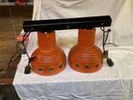 Mobach vintage keramische oranje hanglamp, Huis en Inrichting, Lampen | Hanglampen, Ophalen, Gebruikt, Overige materialen, Minder dan 50 cm