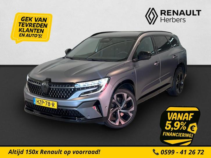 Renault Espace E-Tech full hybrid 200 esprit Alpine 7p. PANO, Auto's, Renault, Bedrijf, Te koop, Espace, 360° camera, ABS, Achteruitrijcamera