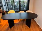 Westwing eettafel TONI – Ovaal zwart – 200 x 90 cm, Huis en Inrichting, 200 cm of meer, Zo goed als nieuw, Vijf personen of meer