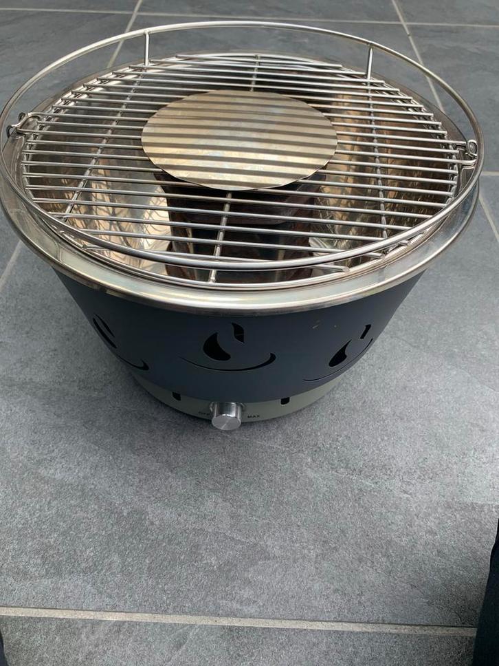 Compacte Rookvrije Turbo Barbecue - Zo goed als nieuw, Tuin en Terras, Barbecue-accessoires, Zo goed als nieuw, Ophalen of Verzenden