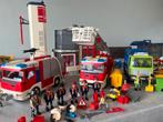 Oude brandweerkazerne en wagens, Kinderen en Baby's, Speelgoed | Playmobil, Ophalen of Verzenden, Gebruikt
