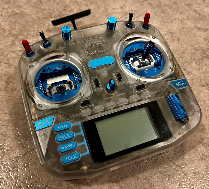 Radiomaster Boxer ELRS - Transparant & Compleet!, Hobby en Vrije tijd, Modelbouw | Auto's en Voertuigen, Zo goed als nieuw, Overige typen