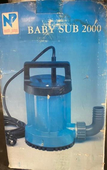 Dompelpomp  Baby sub 2000 met 10 meter snoer beschikbaar voor biedingen