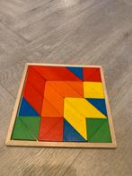 Houten Tangram Puzzel, Ophalen of Verzenden, Zo goed als nieuw, Puzzelen