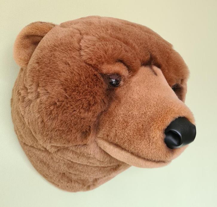 Berendierenkop van Bibib Wild & Soft, Kinderen en Baby's, Kinderkamer | Inrichting en Decoratie, Zo goed als nieuw, Wanddecoratie