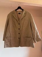 Zandkleurig jasje van samoon maat 52, Kleding | Dames, Grote Maten, Beige, Ophalen of Verzenden, Samoon, Jas of Mantel