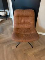Comfortabele bruine draaiende stoel, Huis en Inrichting, Stoelen, Ophalen, Kunststof, Gebruikt, Bruin