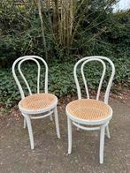 2 eetkamerstoelen (vintage/thonet stijl/jaren60), Huis en Inrichting, Stoelen, Ophalen, Riet of Rotan, Gebruikt, Twee