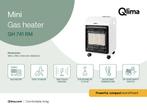 Qlima GH 741 RM propaan/butaan gaskachel nieuw in doos, Ophalen, Zo goed als nieuw, Gas, Gaskachel