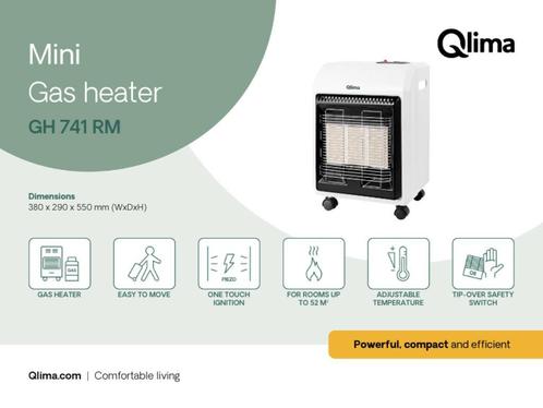 Qlima GH 741 RM propaan/butaan gaskachel nieuw in doos, Huis en Inrichting, Kachels, Zo goed als nieuw, Gaskachel, Gas, Ophalen