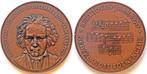 Grote bronzen penning Beethoven 1970, Postzegels en Munten, Penningen en Medailles, Nederland, Brons, Verzenden