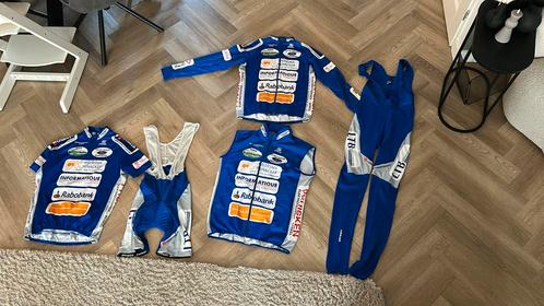 Complete set wielren kleding, lorini, RRC de pedaalridders, Sport en Fitness, Wielrennen, Zo goed als nieuw, Helm, Ophalen of Verzenden