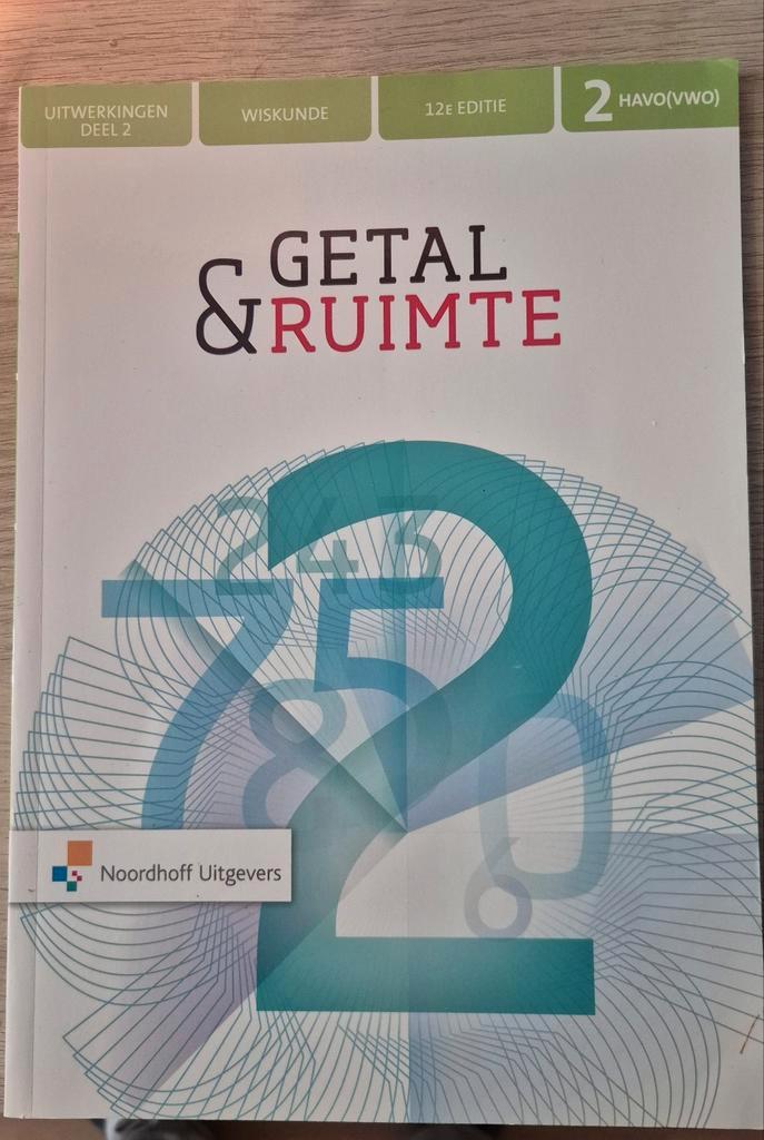 Getal & Ruimte Wiskunde 2 HAVO(VWO) 12e editie, Boeken, Studieboeken en Cursussen, Gelezen, Beta, Ophalen of Verzenden
