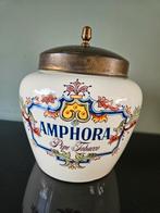 Amphora tabakspot met koperen deksel, Antiek en Kunst, Ophalen of Verzenden