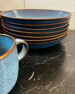 Ikea Gladelig blauw servies, Huis en Inrichting, Keuken | Servies, Ophalen of Verzenden, Zo goed als nieuw, Bord(en), Overige stijlen