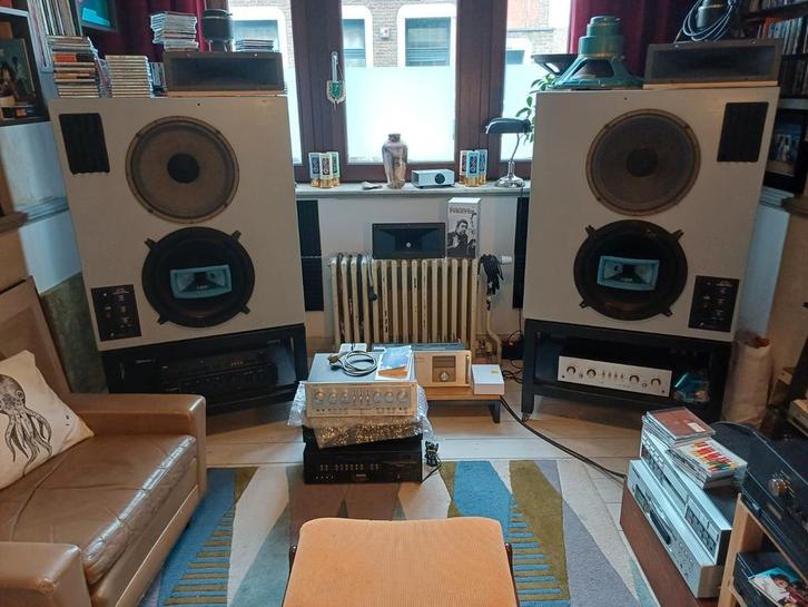 UREI 813A fully restored, Audio, Tv en Foto, Luidsprekers, Zo goed als nieuw, Front, Rear of Stereo speakers, 120 watt of meer