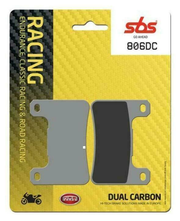 SBS Dual Carbon raceremblokken GSXR 600/750/1000 04-10, Motoren, Tuning en Styling, Ophalen of Verzenden
