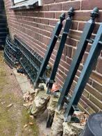 7 meter sierhek + 4 staanders, Tuin en Terras, Ophalen, Gebruikt, IJzer, Sierhekwerk