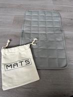 MATS baby verschoon matje grijs eco leer met opbergtas, Ophalen of Verzenden, Nieuw