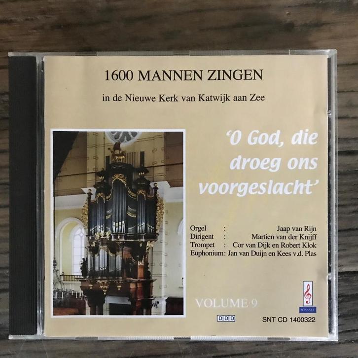 1600 mannen zingen in de Nieuwe Kerk  Katwijk aan Zee vol.9, Cd's en Dvd's, Cd's | Religie en Gospel, Zo goed als nieuw, Koren of Klassiek
