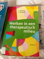 Werken in een therapeutisch milieu, Ophalen of Verzenden, Zo goed als nieuw, Sociale psychologie