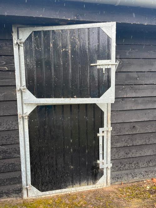 Gegalvaniseerd stalen staldeuren, Dieren en Toebehoren, Stalling en Weidegang, Stalling, Toebehoren, 2 of 3 paarden of pony's