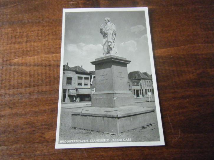 X28 - Brouwershaven - Jacob Cats, Verzamelen, Ansichtkaarten | Nederland, 1940 tot 1960, Ophalen of Verzenden
