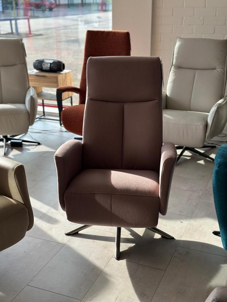 Relaxfauteuil NIEUW handverstelbaar €399 | DIRECT LEVERBAAR, Huis en Inrichting, Fauteuils, Nieuw, Leer, Stof, 75 tot 100 cm, 75 tot 100 cm