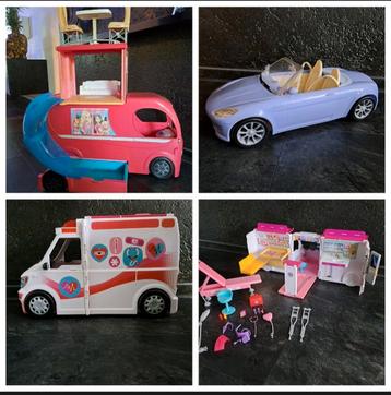 BARBIE Ambulance - Camper - Auto beschikbaar voor biedingen