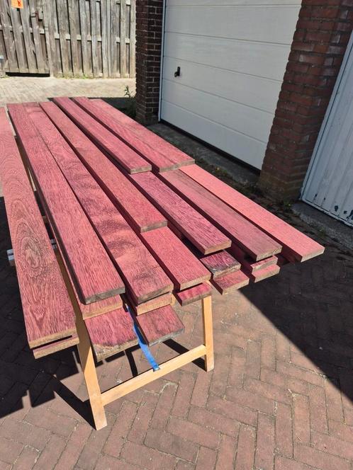 Purper haert, Tuin en Terras, Palen, Balken en Planken, Zo goed als nieuw, Planken, Ophalen