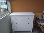 Hemnes Ladekast 3 lades, wit gebeitst, Huis en Inrichting, Gebruikt, 100 tot 150 cm, Ophalen of Verzenden, 3 of 4 laden