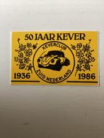 Sticker 50 jaar Keverclub Zuid Nederland, Verzenden, Zo goed als nieuw