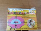 Knopenkit DIY stofferen van knopen in div. maten, Verzenden, Nieuw, Materiaal