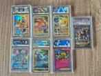 Pokémon Slab Collectie - Grade 8 & 9, Ophalen of Verzenden, Zo goed als nieuw, Meerdere kaarten, Foil