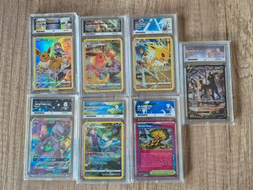 Pokémon Slab Collectie - Grade 8 & 9 beschikbaar voor biedingen